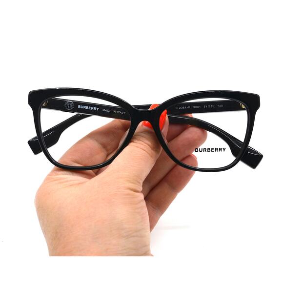 NEW BURBERRY BE2364F 3001 BLACK AUTHENTIC EYEGLASSES FRAME - Picture 12 of 13